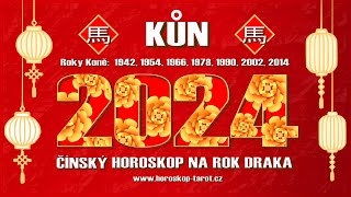 Čínský Horoskop 2024 Kůň  Láska Zdraví a Feng Shui pro Čínské Znamení Kůň na Rok Draka 2024 🐎 [upl. by Henrietta]