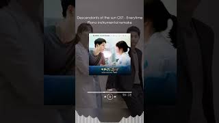 2024 REMAKE Descendants Of The Sun OST  quotEverytimequot Piano instrumental highlight [upl. by Hagep]