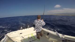 Day of Fishing KailuaKona Hawaii Island [upl. by Nylyrehc]