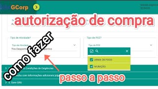 passo a passo autorização de compra  sisgcorp  como fazer [upl. by Picco]