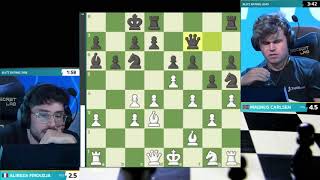 Alireza Firouzja vs Magnus Carlsen  Speed Chess Championship Finals 2024  R8 [upl. by Ettezus]