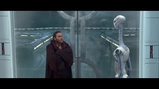 Star Wars Attack of the Clones 2002  ObiWan Visits Kamino Scene HD [upl. by Tierney]