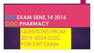 EXIT Exam  Licensure Exam PART 8 th8 ffaa with ANSWERS £Gaafii COC Deebii waliin [upl. by Longan]