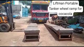 Liftman Portable Tanker Drain wheel ramp [upl. by Atiuqcir380]