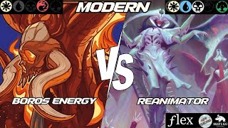 Goryss Reanimator VS Boros Energy MTG Modern [upl. by Anayrb138]