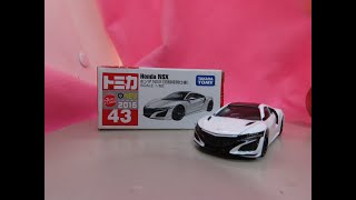 発達知的、障害が感じた（再UP）新車トミカ№43「第990弾」ホンダＮＳＸ [upl. by Richman]