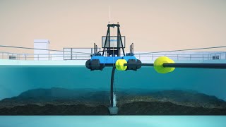 quotDredging technology into the future A Remote  Controlled Dredges 3D Animation quot DRP 18 60120 [upl. by Oicinoid]