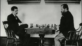 Emanuel Lasker vs Wilhelm Steinitz • World Championship Match 1896 [upl. by Itsirk385]