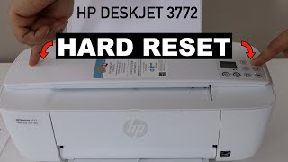 HP DeskJet 3772 Hard Reset  Fix Many Printer Problems [upl. by Voltz]