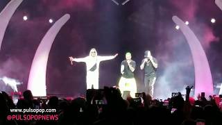 J BALVIN WISIN Y YANDEL cantan quotPeligrosaquot  Vibras Tour [upl. by Hanna]