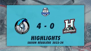 Spartiates de Marseille 40 Anglet Hormadi  Highlights  Synerglace Ligue Magnus 202324 [upl. by Shelia]