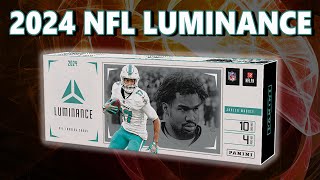 NIL COLLEGE AUTOS  2024 Panini Luminance NFL Hobby Box Review [upl. by Leihcim]