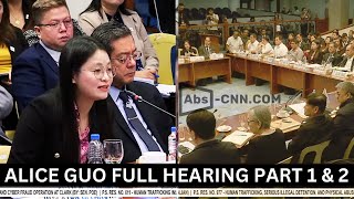 Bamban Tarlac Mayor Alice Guo Senate Hearing POGO Part 1 amp 2 FULL VIDEO [upl. by Jermain]