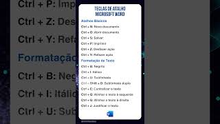 Atalhos ESSENCIAIS no Word que você precisa conhecer [upl. by Seldan]