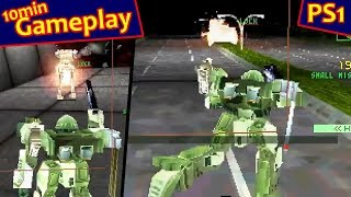 Armored Core  PS1 Gameplay [upl. by Ayalahs]