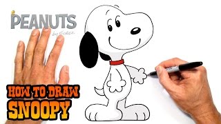 How to Draw Snoopy  Peanuts [upl. by Viki]