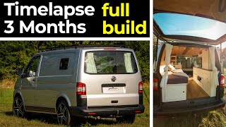 From Zero to Vanlife VW T5 Camper Van Conversion [upl. by Noterb644]