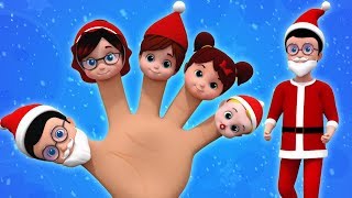 Babbo Natale dita Famiglia  canti di natale  babbo natale rima  Santa Finger Family [upl. by Dal]