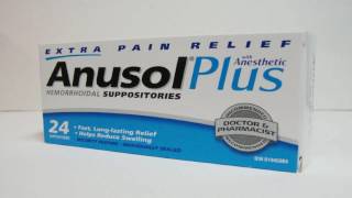 ANUSOL PLUS 24 Hemorrhoidal Suppositories Review [upl. by Tcideneb]