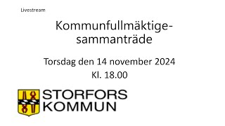 Storfors Kommunfullmäktige [upl. by Reave379]