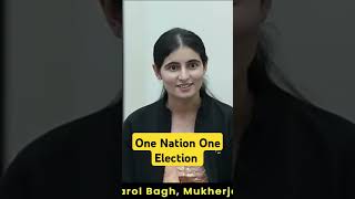 One Nation One Election ias upsc india election [upl. by Genesa]