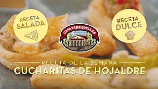 Cucharitas de hojaldre  Recetas Casa Tarradellas [upl. by Nnaecarg]