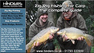 Zig Rig Fishing for Carp the complete guide  Shearwater Lake [upl. by Bittencourt]