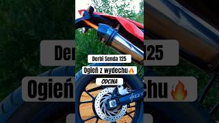 Derbi Senda 125 ogień z wydechu 🔥derbi senda supermotobikes exhaust [upl. by Tolman]