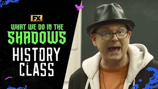 Nandor and Colin Robinson Teach History  Scene  What We Do in the Shadows  FX [upl. by Carleton]