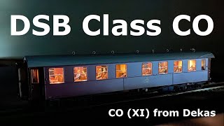 DSB Class CO XI from Dekas  Unboxing Passengers Light and Weathering [upl. by Assiralk]