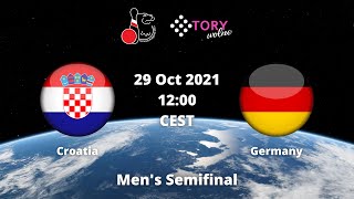 Croatia v Germany  Mens Semifinal  NBC WC 2021 [upl. by Haleehs846]