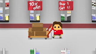 This Hidden Gem Is A NOT SO Cozy Game About Working Retail  Retale Full Game [upl. by Seka]