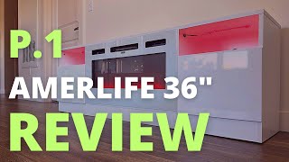 AMERLIFE TV Stand with 36quot Fireplace Review  Amerlife Fireplace TV Stand Review  Amerlife Review [upl. by Asselam]