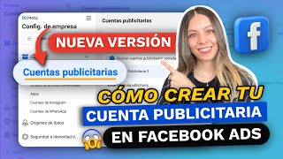 Como CREAR UNA CUENTA PUBLICITARIA EN FACEBOOK 2024  BUSINESS MANAGER [upl. by Edwine]