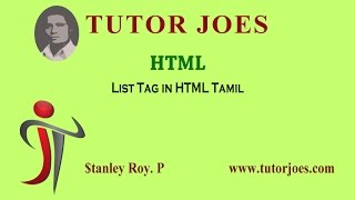 list Tag in HTML tamil class3 [upl. by Anemix]