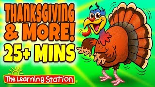 Thanksgiving Songs for Children  Thanksgiving Songs Playlist for Kids [upl. by Porter]