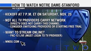 How to watch the Notre DameStanford game [upl. by Einavoj]