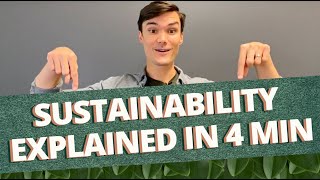 Sustainability in 4 minutes  Sustainable Explainable [upl. by Iadahs]