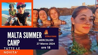 Malta Summer Camp INPSieme  Tutte LE NOVITA tutto quello che vuoi sapere [upl. by Yelram]