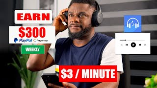 Earn 300 Weekly Listening to Audio Files Online Apply from anywhere in the world [upl. by Isadore]