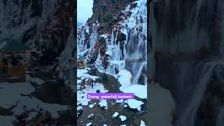 Drang waterfall in kashmir valley ytshots viralshorts [upl. by Netsoj]