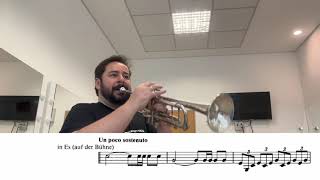 Leonore Overture No 2  Trumpet Excerpt  Tassio Furtado Trumpet [upl. by Dove]