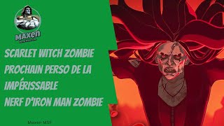 Scarlet Witch Zombie prochain perso de la Impérissable nerf dIron Man zombie  Marvel Strike Force [upl. by Oeramed805]