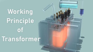 working principle of a transformer  3 phase transformers working system  Transformer [upl. by Nalyac]