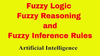 Fuzzy logic systems  Fuzzy Inference Rules  Reasoning and Incertainty  Artificial Intelligence [upl. by Quenna]