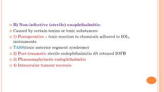 Lecture Sympathetic ophthalmitis and endophthalmitis  Dr Sakshi Patil [upl. by Tessi]