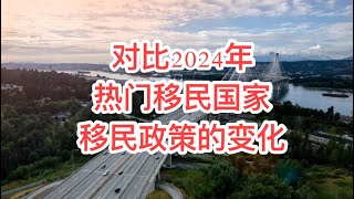 留学移民加拿大2024年该润到哪个国家？对比五大热门移民国家美国，加拿大，澳洲，新西兰和英国，移民政策的新变化。对学签，工签申请者的要求2024年都会更严苛。 [upl. by Getter]