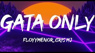 FloyyMenor  GATA ONLY ft Cris MJ LetraLyrics [upl. by Lemire240]