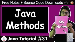 Java Tutorial Methods in Java [upl. by Jemy]