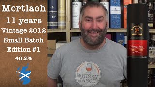 Mortlach aged 11 years Vintage 2012 Small Batch Edition 1 with 482 Scotch Review by WhiskyJason [upl. by Llekcm]